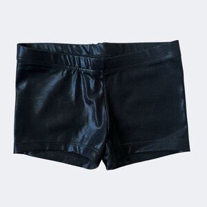 Balera Dancewear Black Metallic Shorts Child 7/8